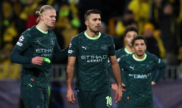 欧冠-罗德里红牌 十人曼城1-3爆冷不敌博德闪耀